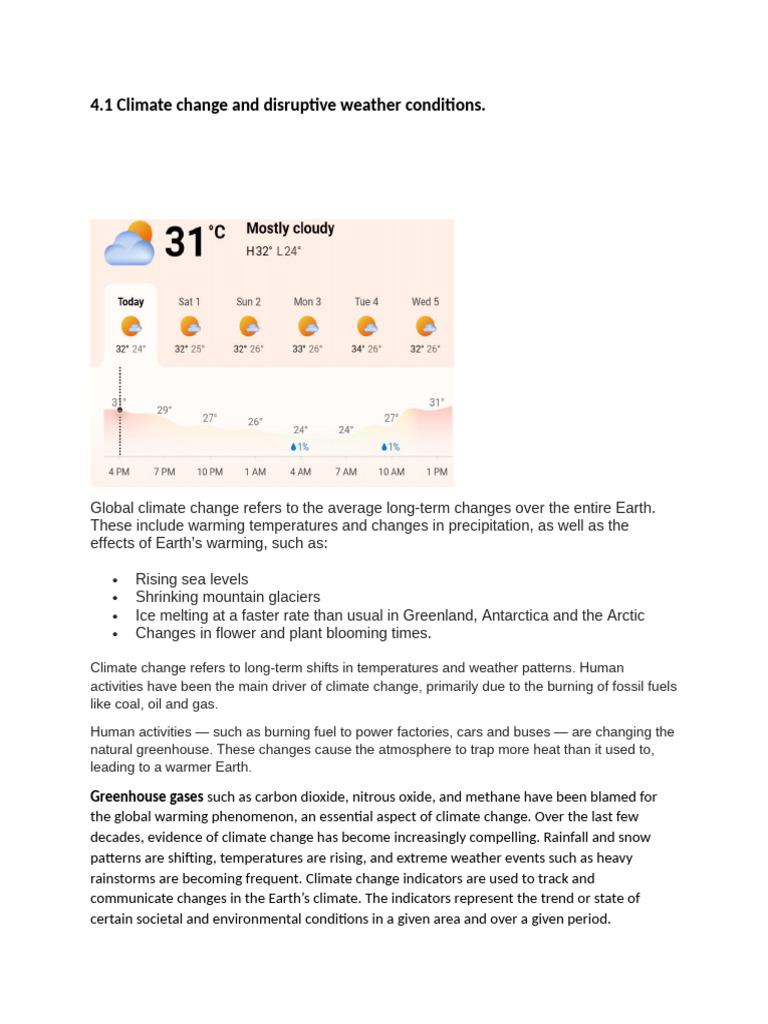 Climate Change: Indicators and Impacts | PDF | Climate Change | Climate