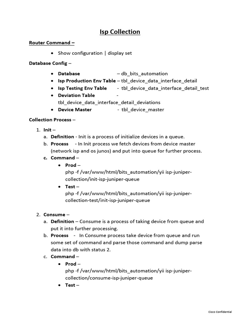 ISP Data Collection and Processing Guide | PDF | World Wide Web ...
