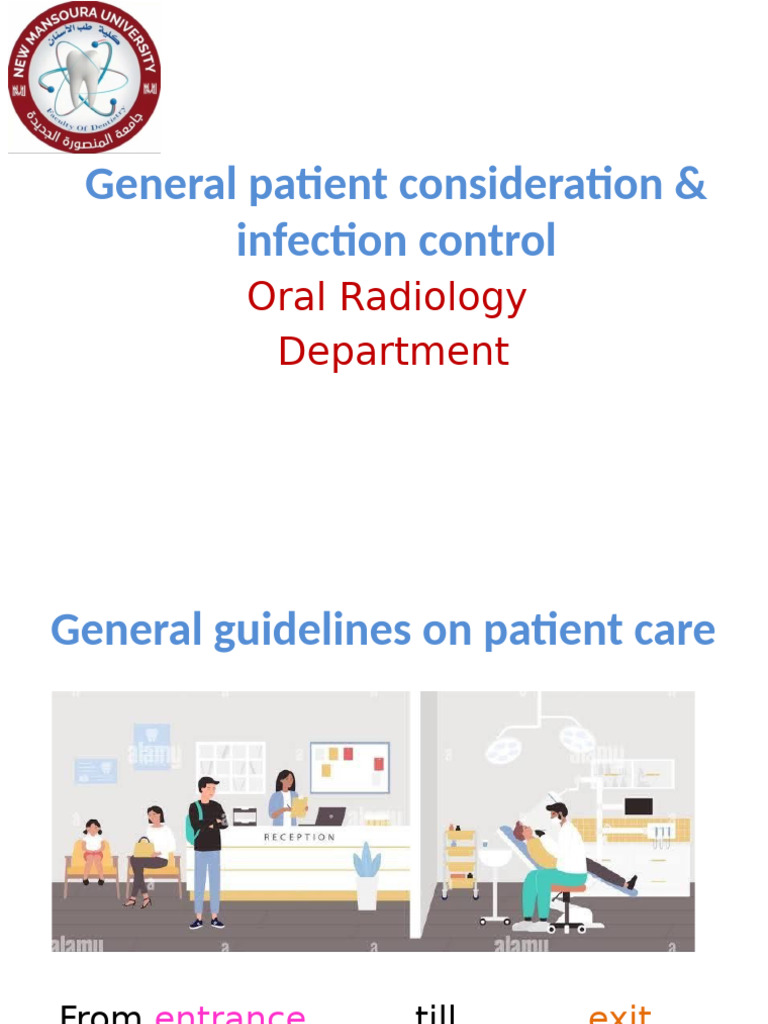 Patient Care and Infection Control Guidelines | PDF