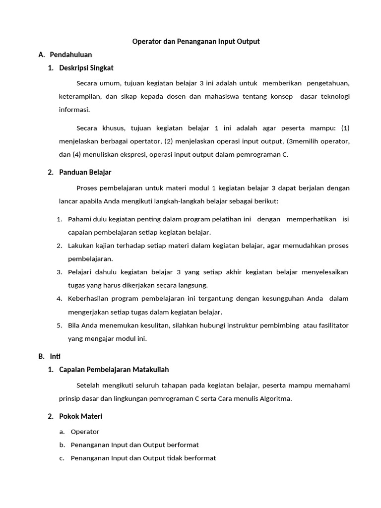 Operator dan Ekspresi dalam C | PDF
