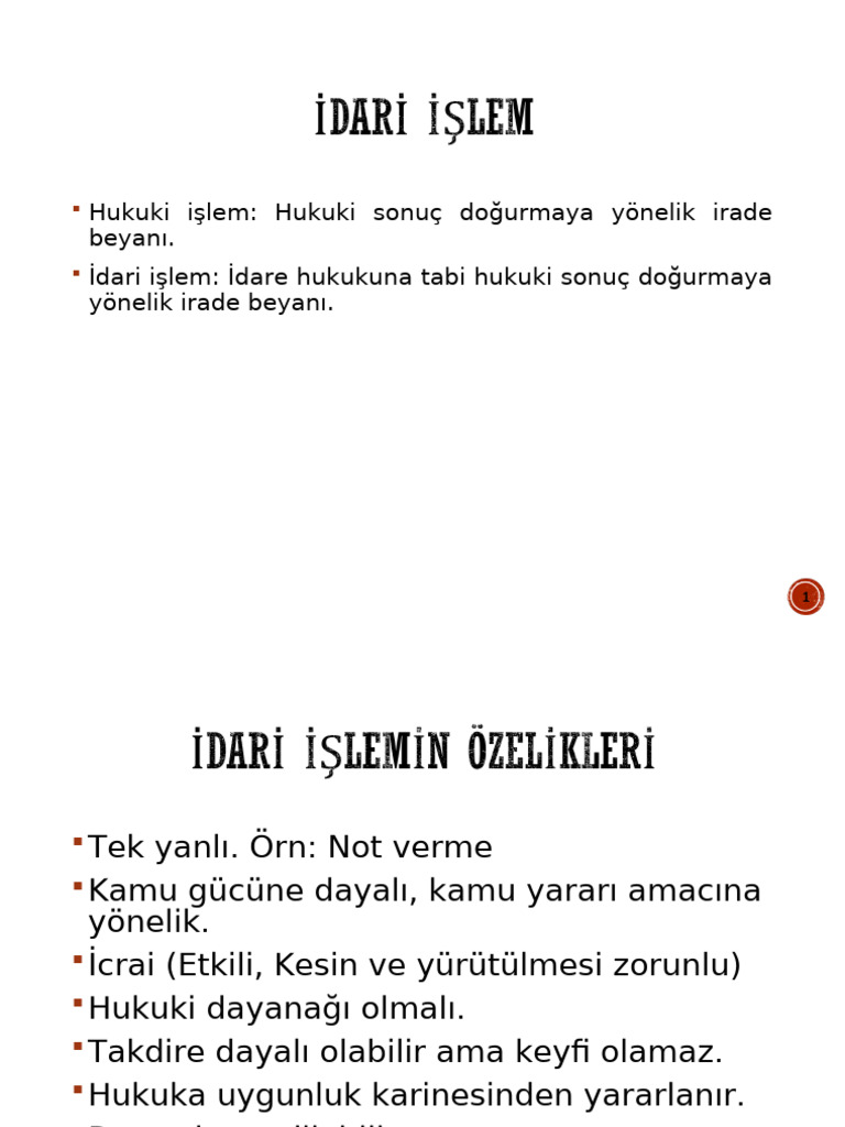 İdari Işlem | PDF