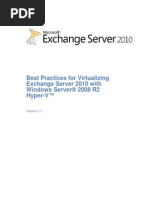 Download Best Practices for Virtualizing Exchange Server 2010 With Windows Server 2008 R2 Hyper-V by Deepak Gupta DG SN83642334 doc pdf