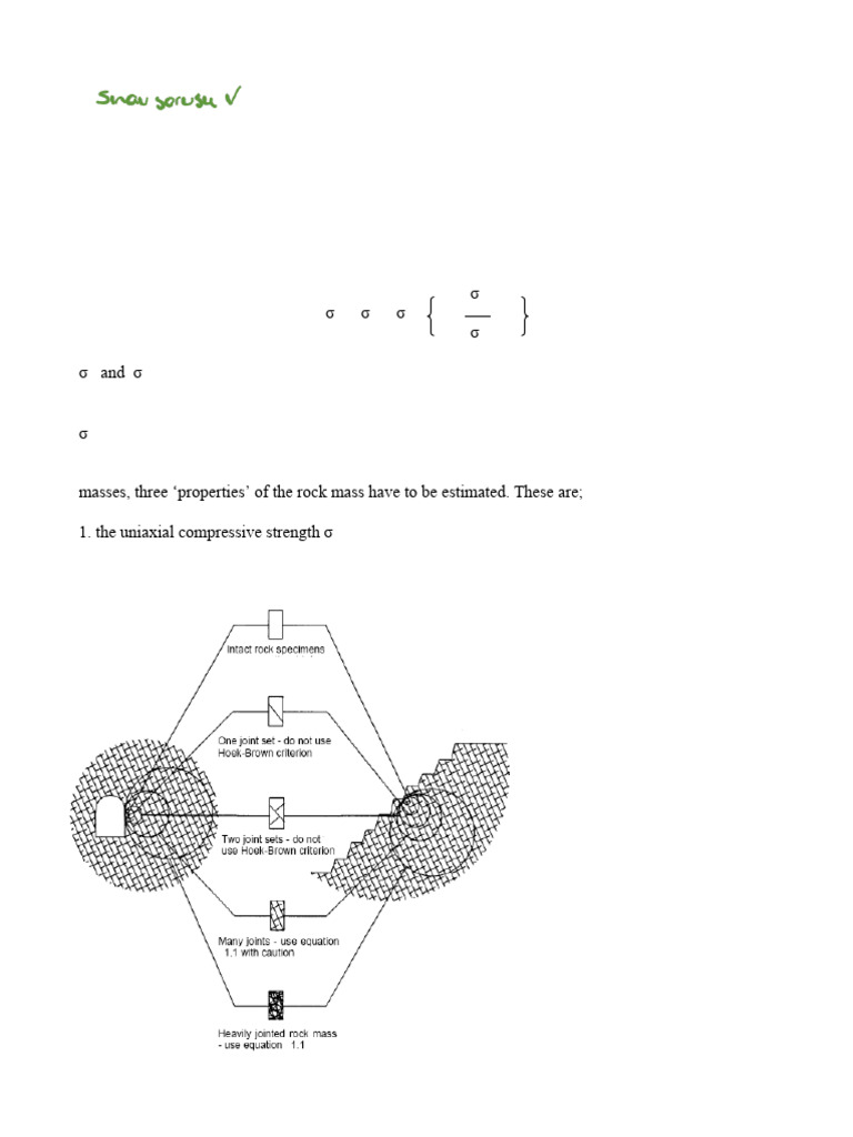 GSI and Hoek-Brown in Muara Satui | PDF | Strength Of Materials | Rock ...