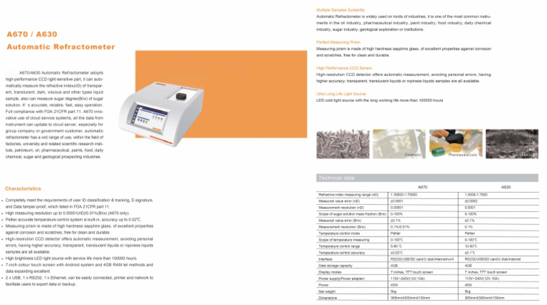 A670 A630 | PDF