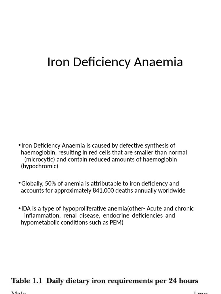 Understanding Iron Deficiency Anemia | PDF | Anemia | Iron