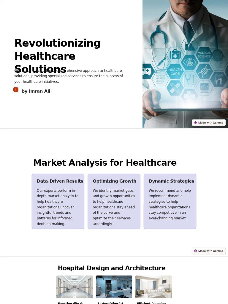 Revolutionizing Healthcare Solutions | PDF | Health Care | Procurement