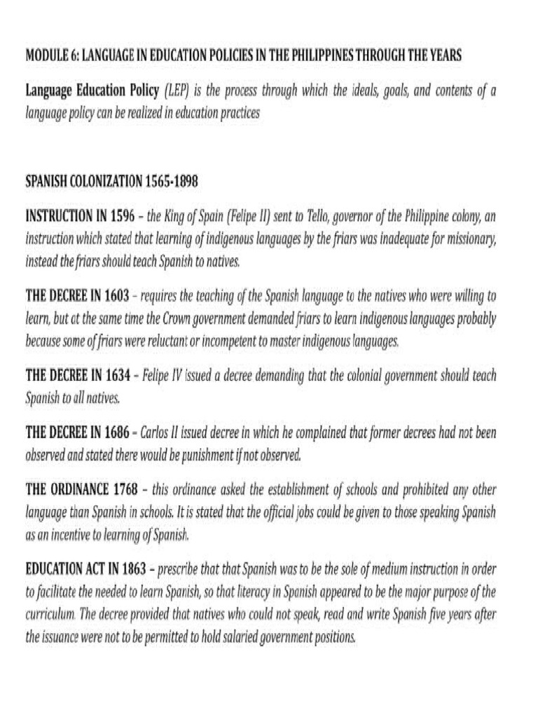 Multilingual Education Policy in the Philippines | PDF