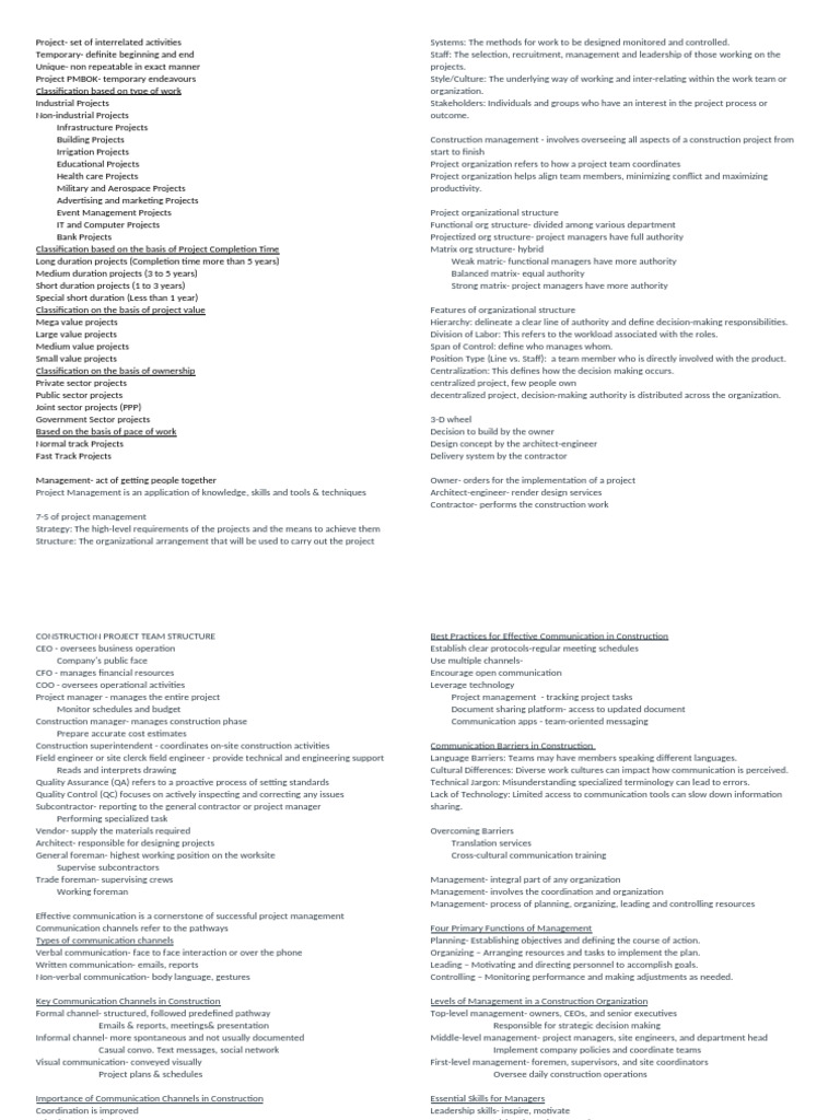 Comprehensive Guide to Project Management | PDF | Project Management ...