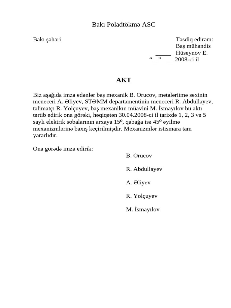 Aktlar | PDF