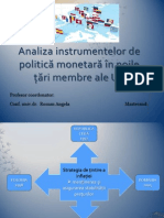 Analiza Instrumentelor de Politica Monetara