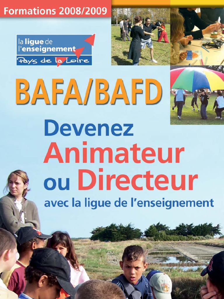 Bafa Ligue Pdl 08 09 France Bien Etre