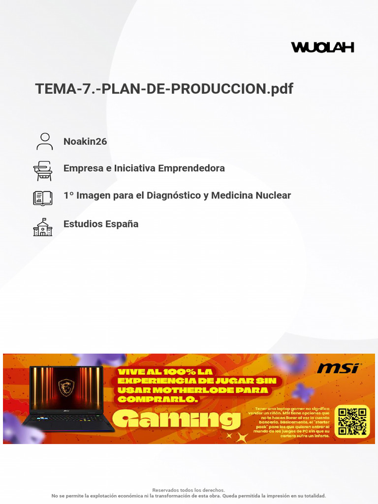 Plan de Producción y Aprovisionamiento | PDF | Lean Manufacturing
