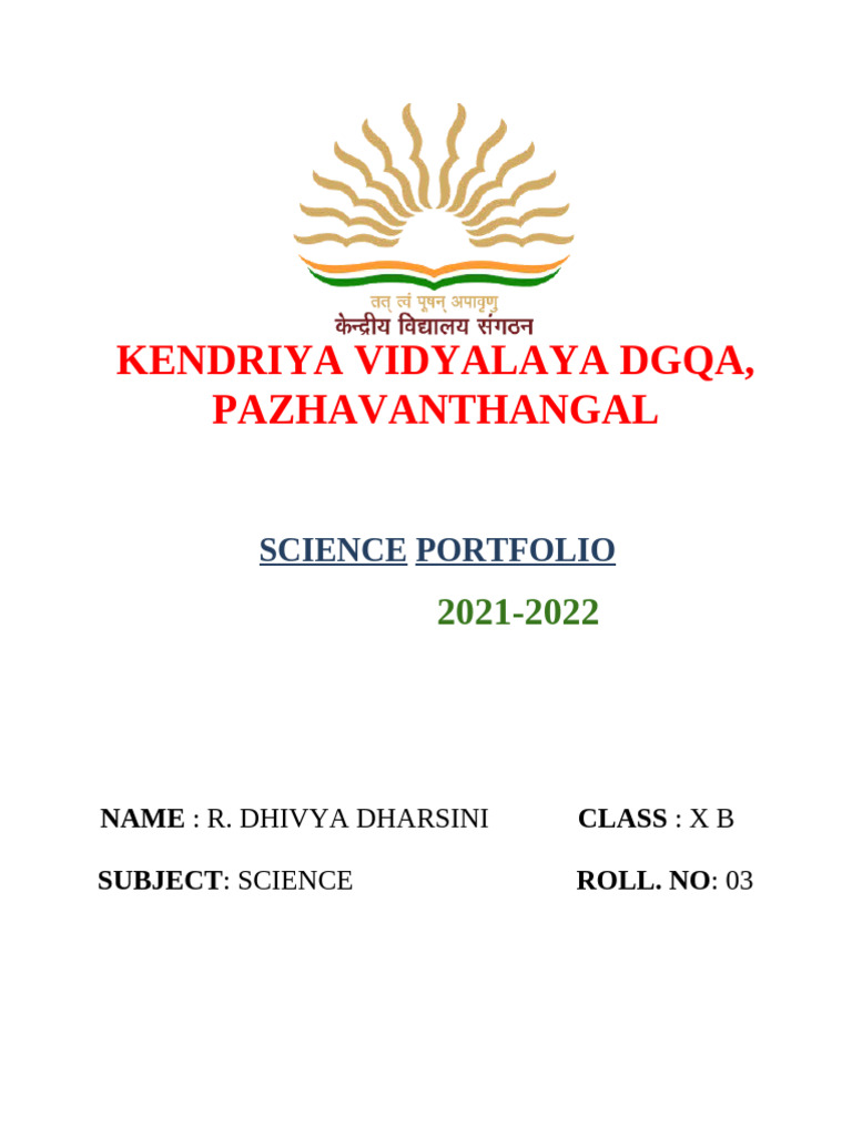 Science Portfolio: Diversity in Organisms | PDF | Cell (Biology) | Fungus