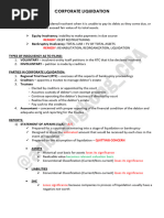 Corporate Liquidation Process Overview | PDF | Liquidation | Insolvency