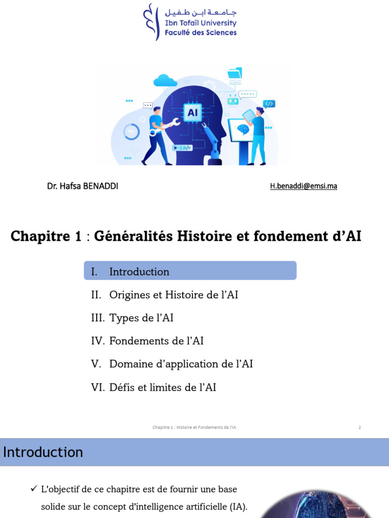 Histoire et Fondements de l'IA | PDF | Intelligence artificielle ...