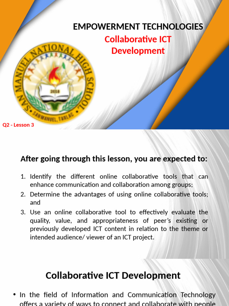 Online Collaborative Tools Overview | PDF
