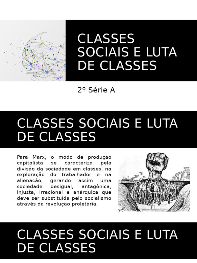 Classes Sociais e Luta de Classes em Marx | PDF | Karl Marx | Sociedade