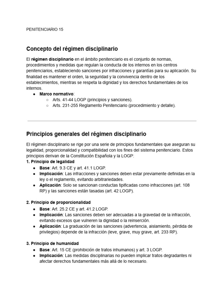 Penitenciario 15 | PDF | Prisión | Debido al proceso