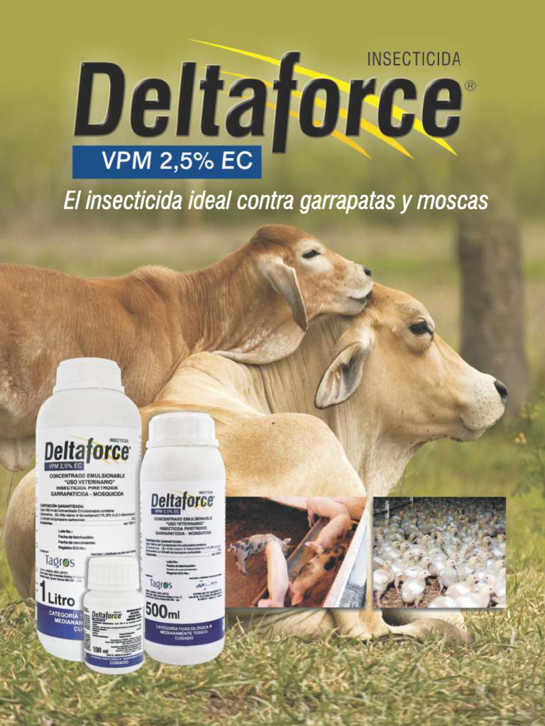 Tarjeton Deltaforce Veterinario | PDF | Insecticida