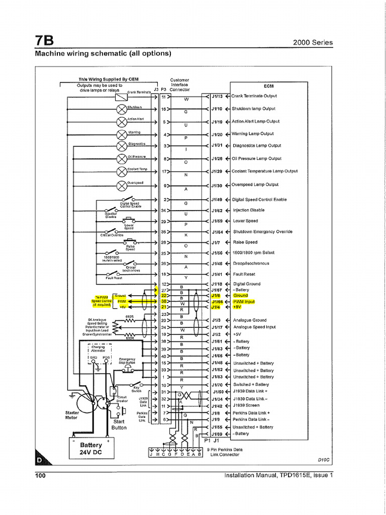 Perkins 2000 Series Wiring Schematic | PDF