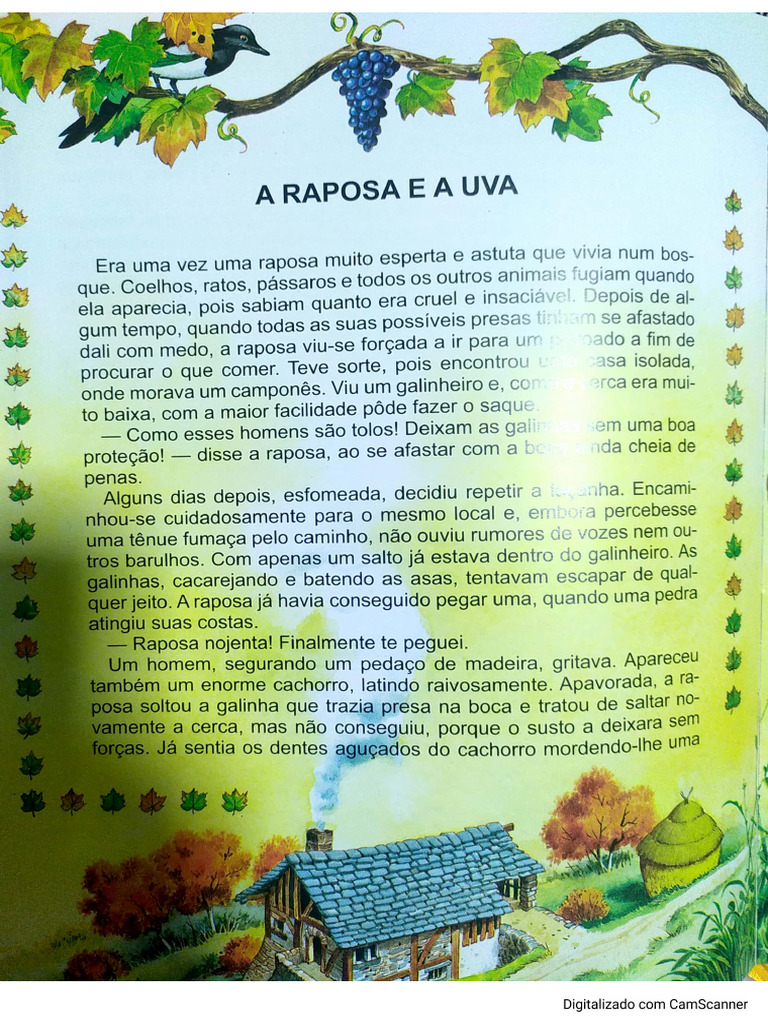 A Raposa e As Uvas | PDF
