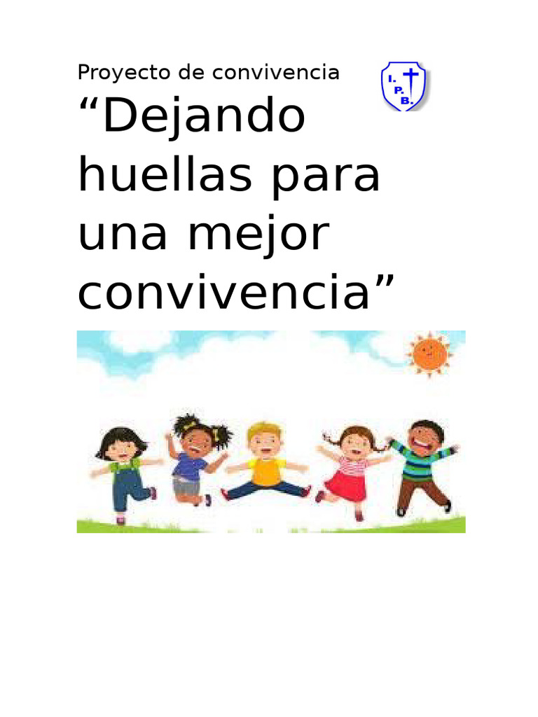 Proyecto de Convivencia Escolar | PDF | Salón de clases | Psicología Social