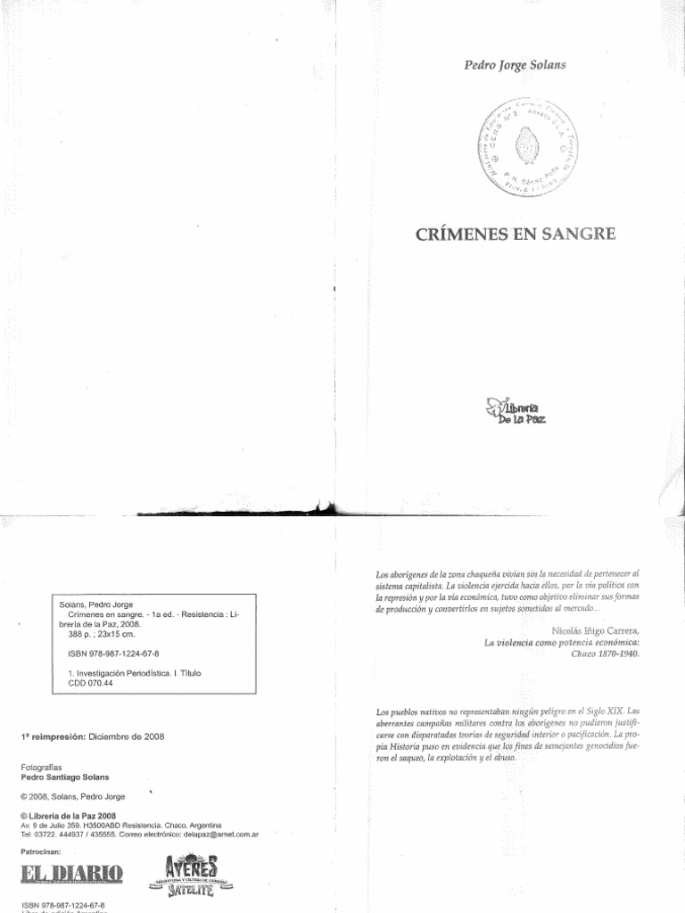 Crimenes en Sangre | PDF