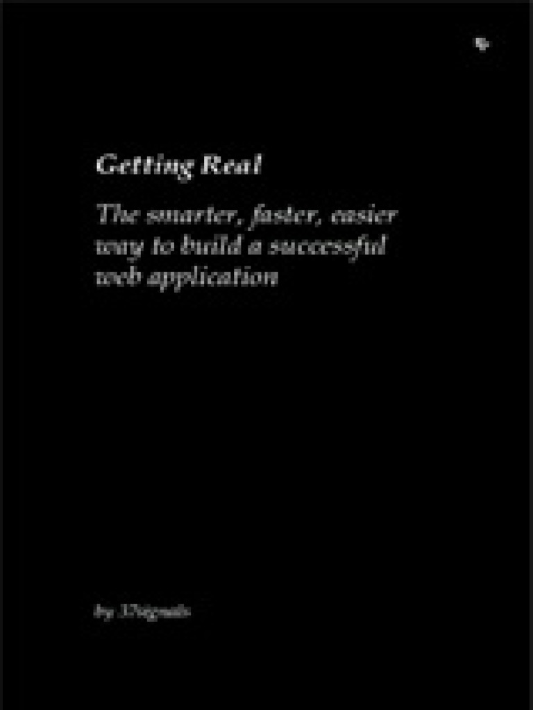 Getting Real | PDF