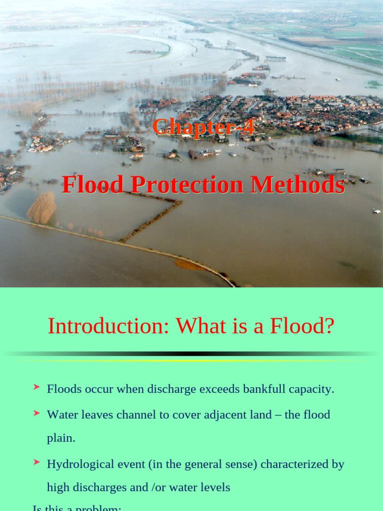 Three Methods of Flood Control | PDF | Flood | Surface Runoff