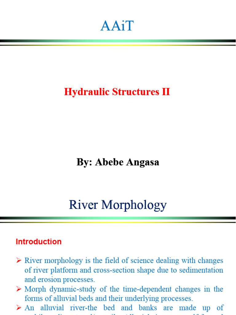 River Morphology and Dynamics Explained | PDF | River | Erosion