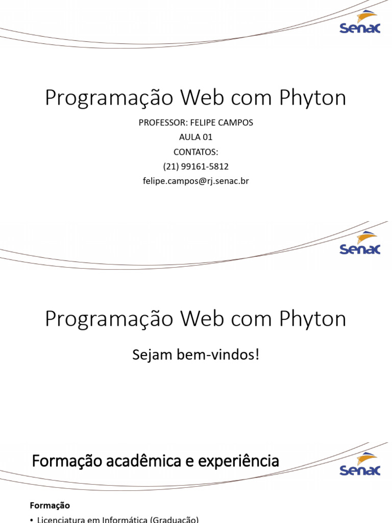 Introdução à Programação Web com Python | PDF | Gestão de recursos humanos