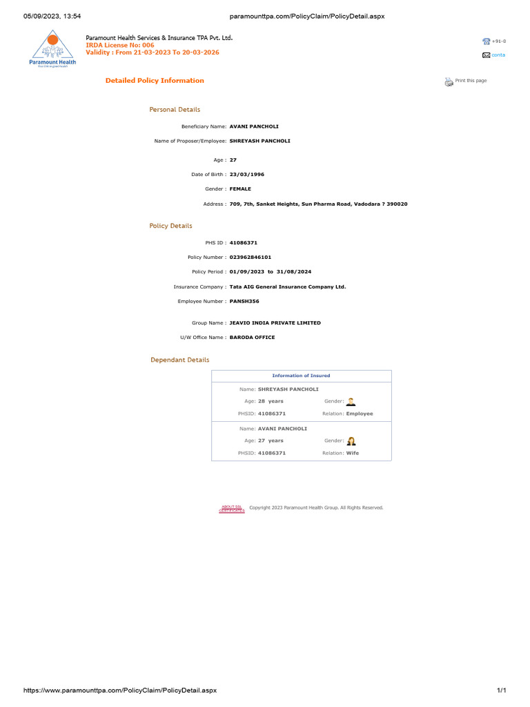 paramounttpa.com_PolicyClaim_PolicyDetail.aspx | PDF
