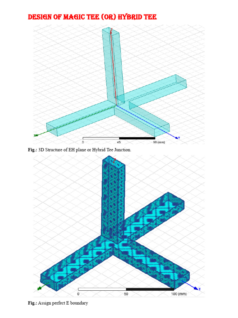 Design of Magic Tee Structure | PDF