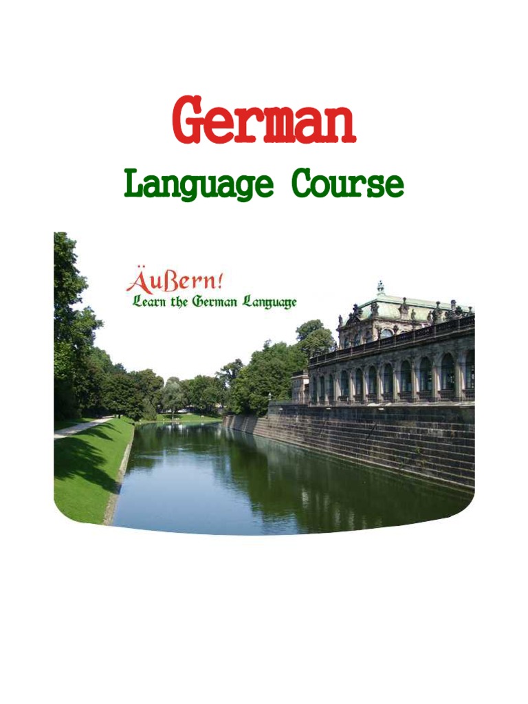 Language Course: German | PDF | Grammatical Gender | German Language