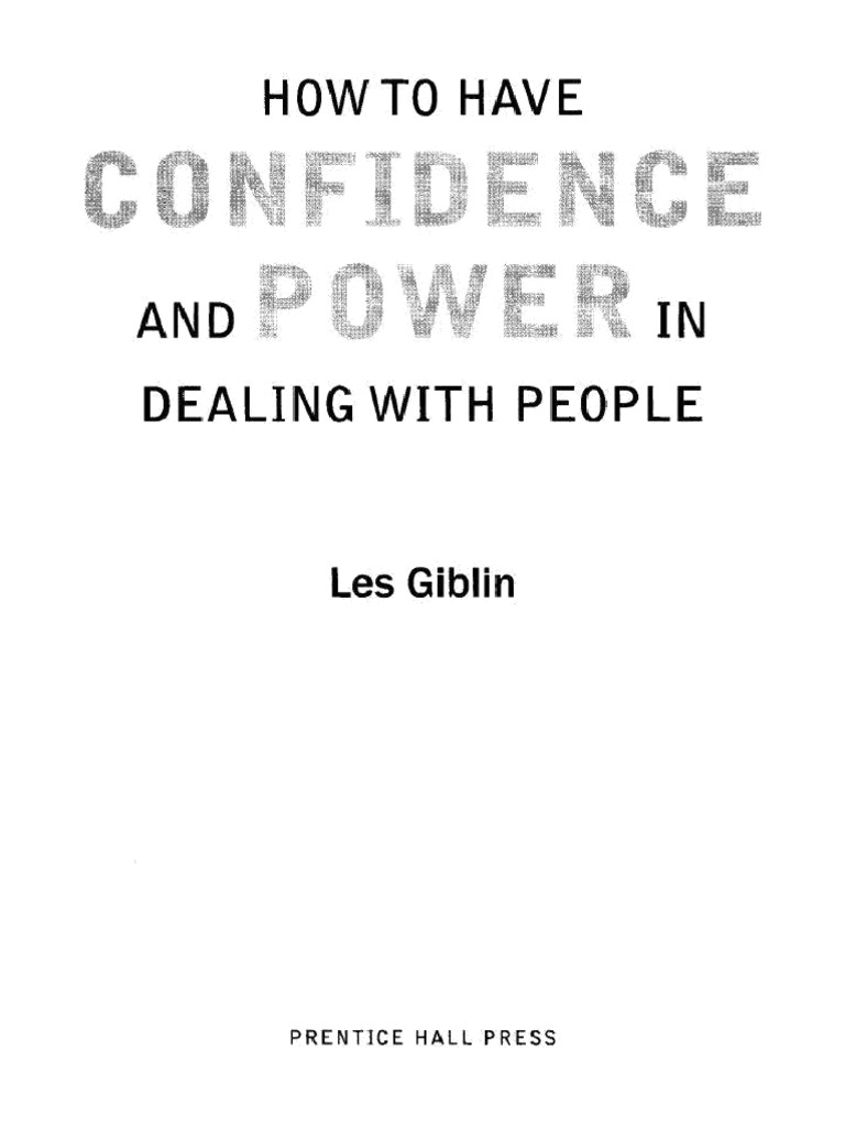 हिंदी - How to Have Confidence and Power in Dealing | PDF