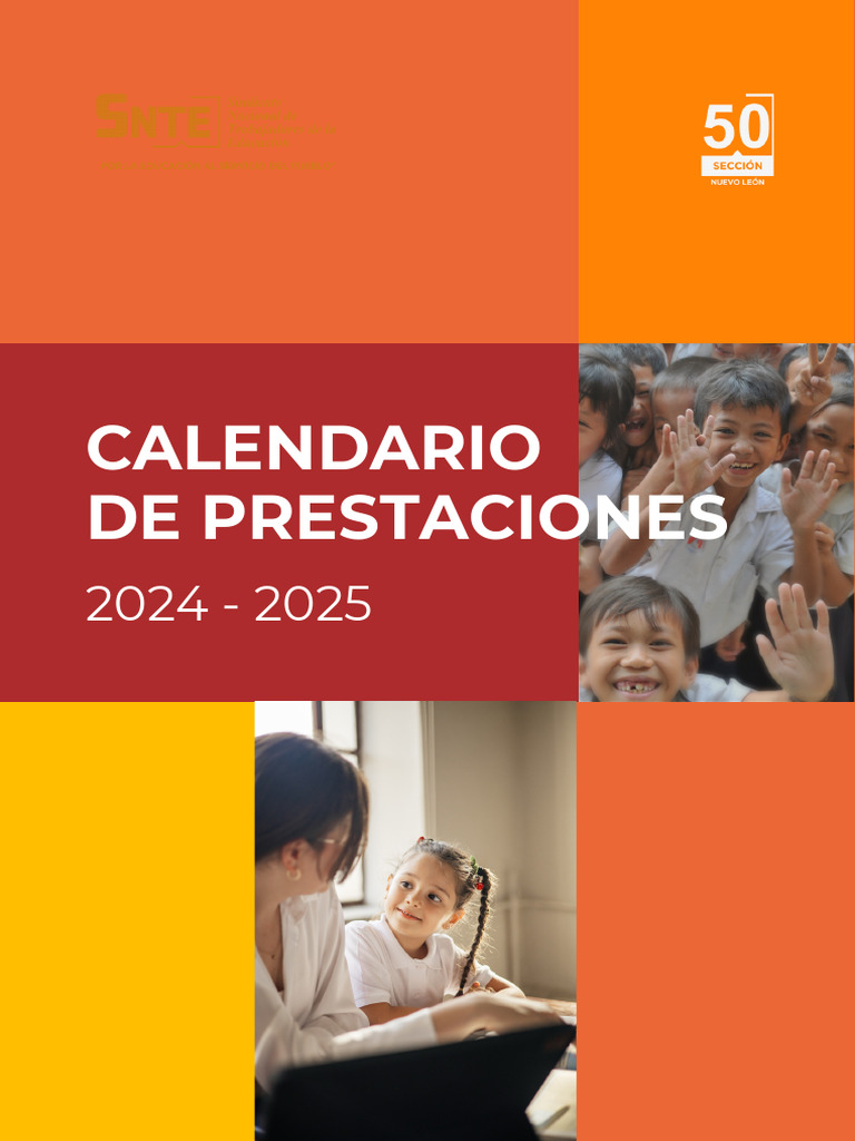 Calendario de Pagos SNTE 2024-2025 | PDF