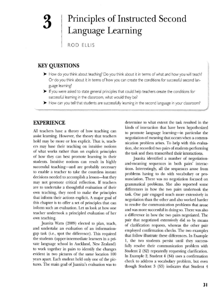 Teaching English As A Second or Foreign Language 4th Edition 1 (1 ...