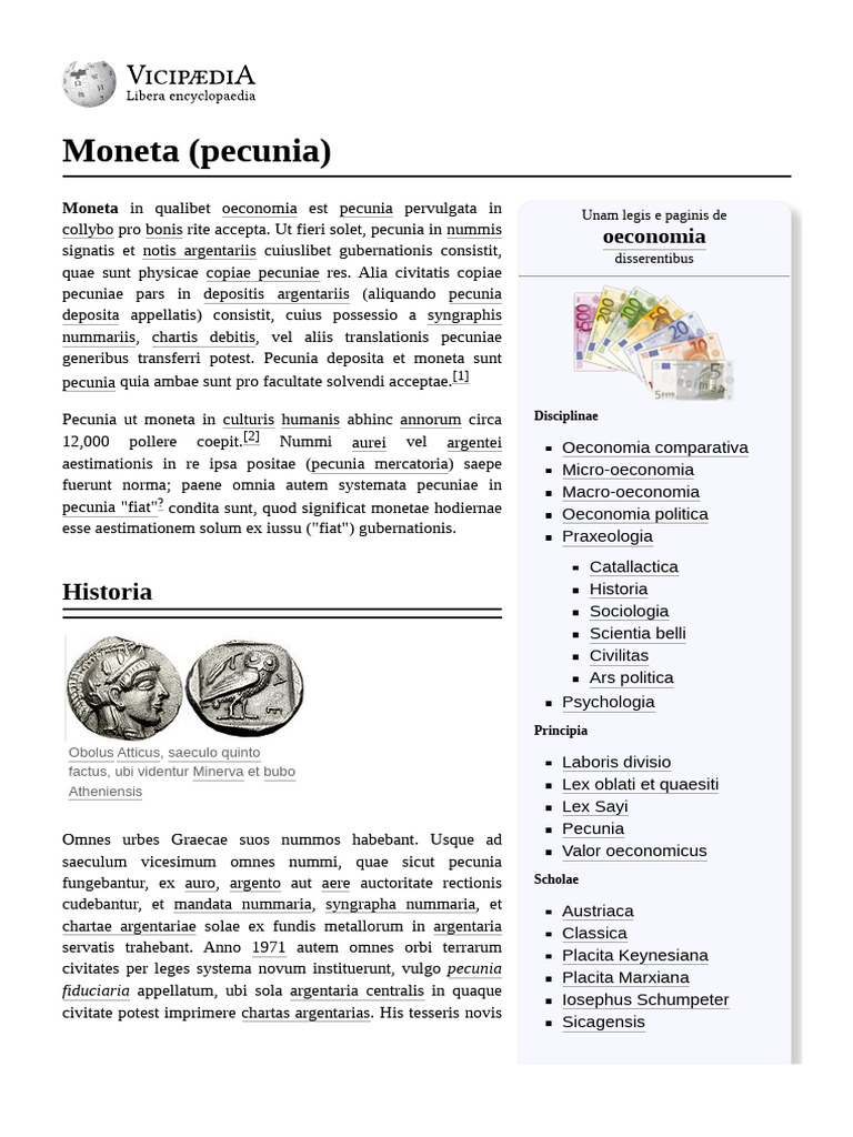 Moneta_(pecunia) | PDF