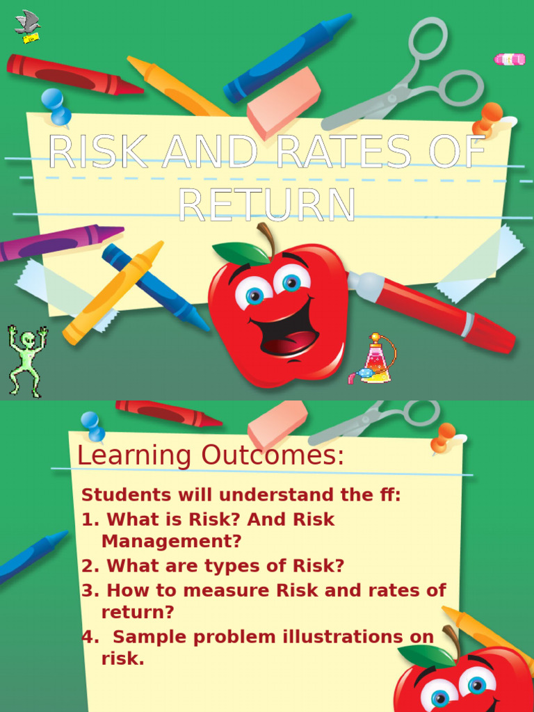 Lesson+3a Risk+and+Returns | PDF | Risk | Standard Deviation