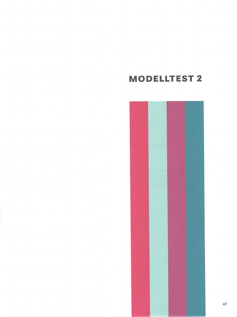DTZ - Test3 Express Modelltest 2 | PDF