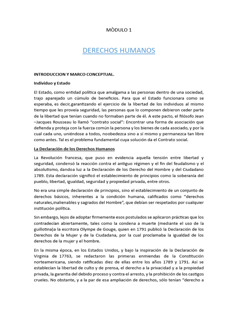 Derechos Humanos y Democracia en Estado | PDF | Derechos humanos ...