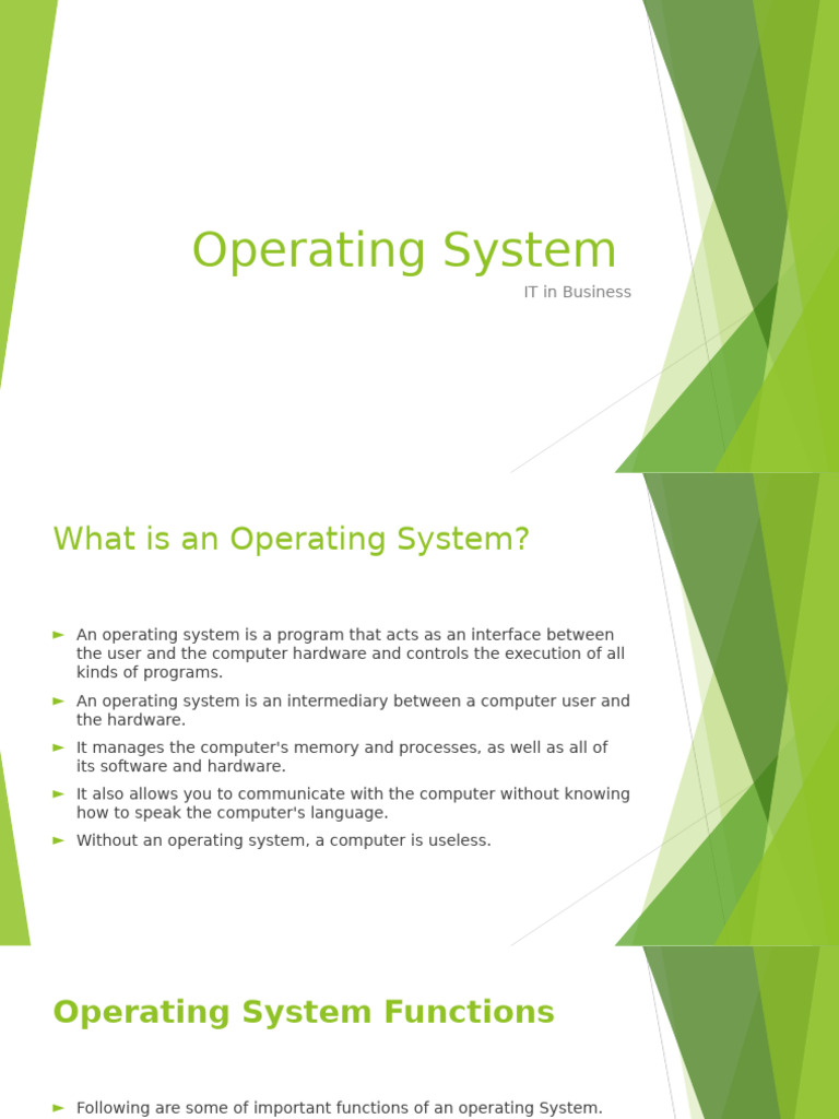 Overview of Operating Systems | PDF | Operating System | Microsoft Windows