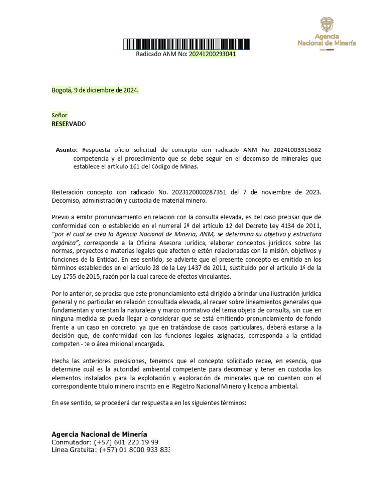 Decomiso de Minerales: Normativa y Procedimientos | PDF | Minería ...