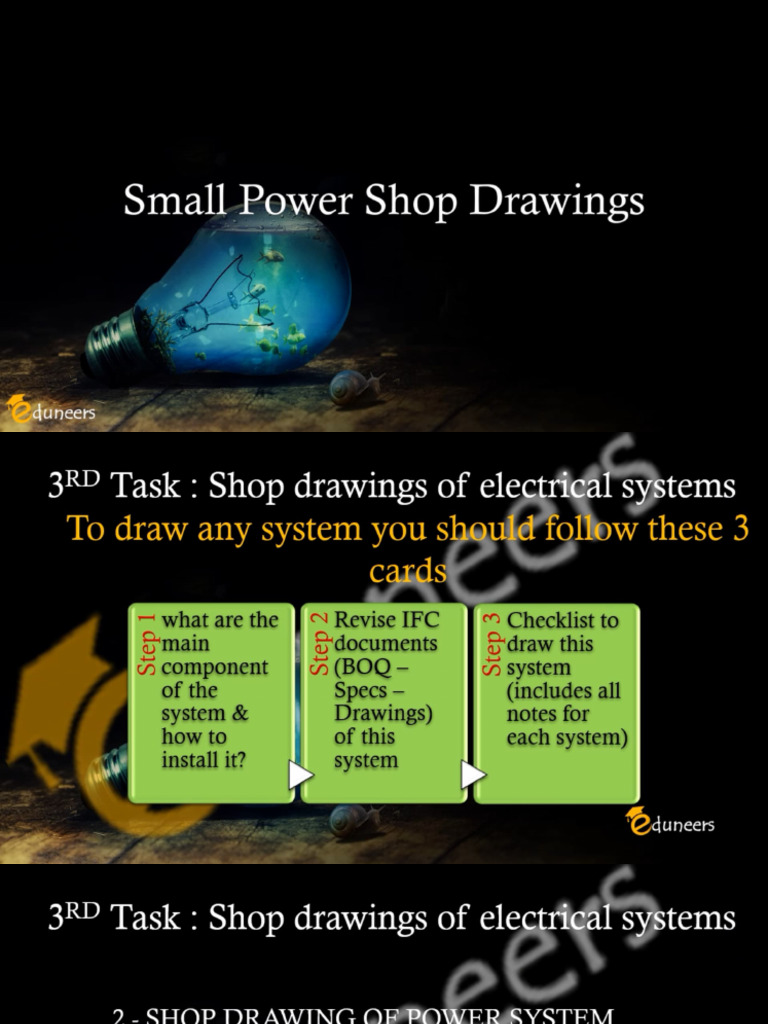 Lec2 Shop Drawing of Power System | PDF