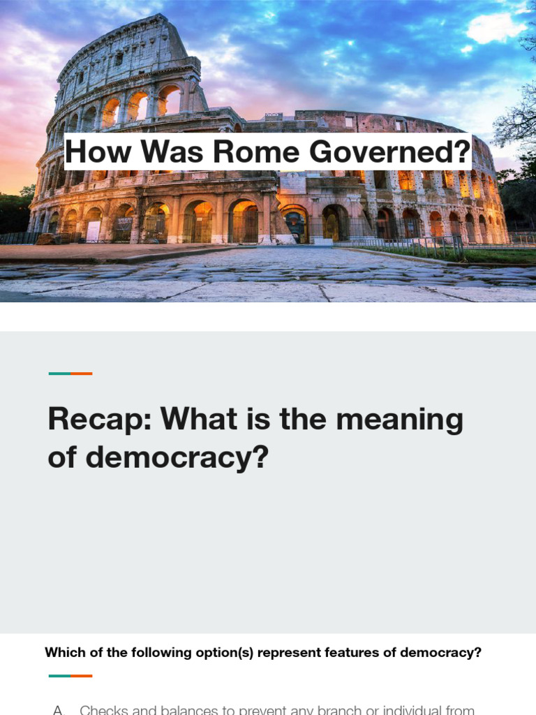 Governance of the Roman Republic Explained | PDF | Roman Republic ...