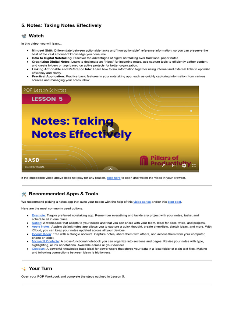 Master Digital Note-Taking Techniques | PDF | System Software | Software