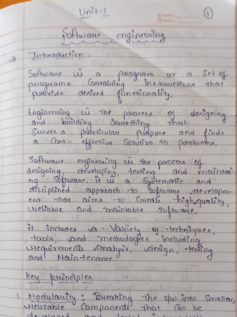 S.E Notes | PDF