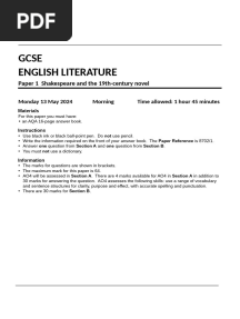 Gcse eng lit paper 2024 