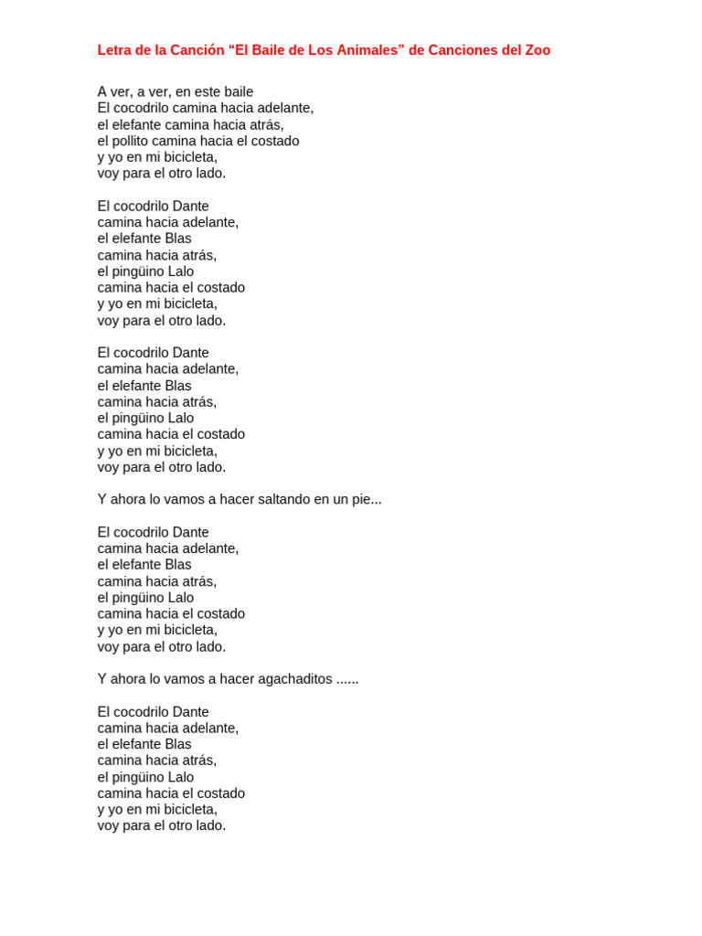 Letra de 
