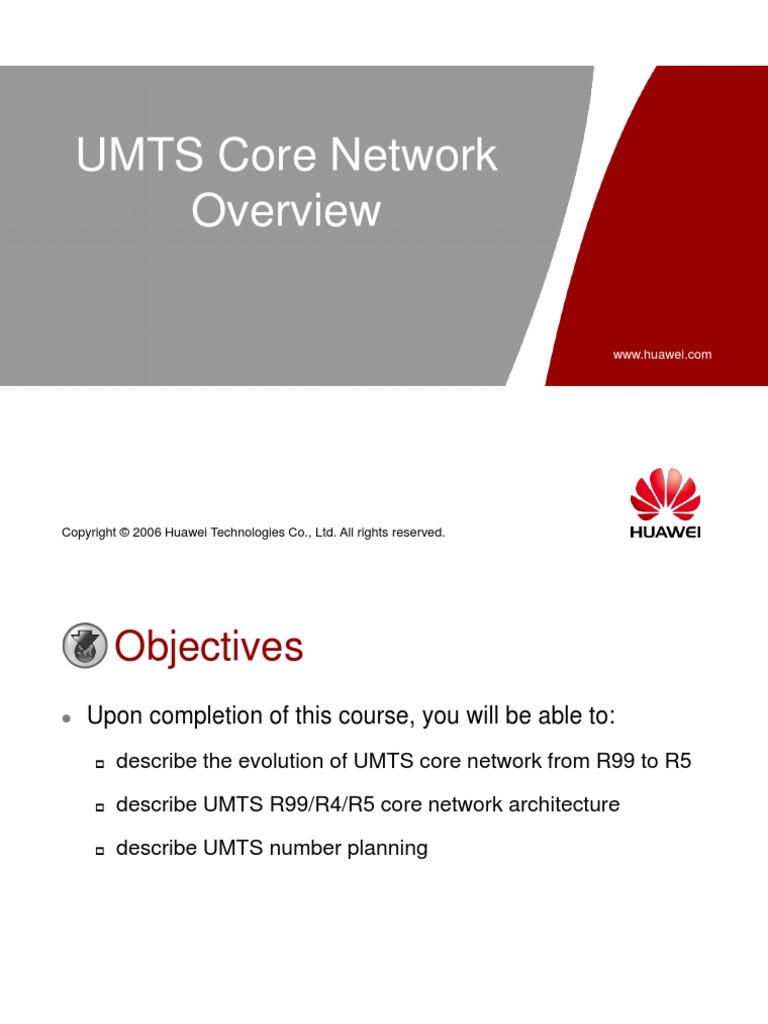 OWA310002 UMTS Core Network Overview ISSUE 3.0 | PDF | Ip Multimedia ...